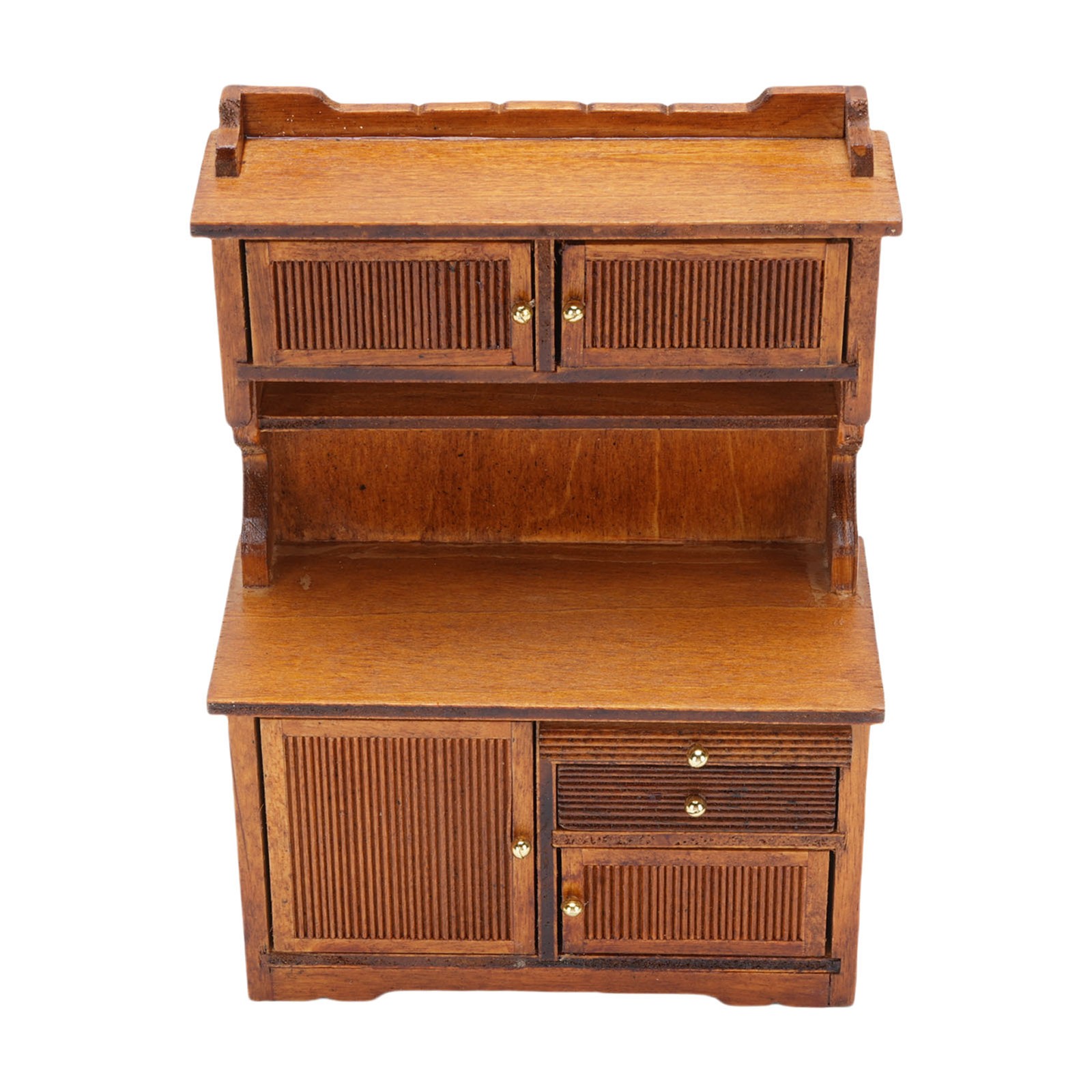 Dollhouse Sideboard 1/12 Scale 10x5x13.7cm Wooden Miniature Dollhouse Bookca NEW