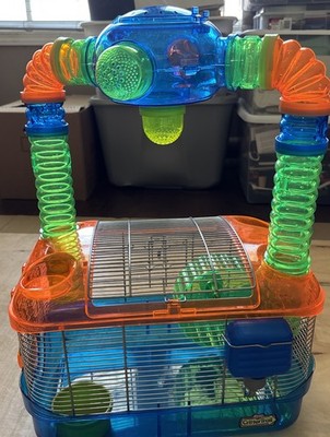 Kaytee CritterTrail Triple Play Habitat for Pet Hamsters, Gerbils, Mice and Othe