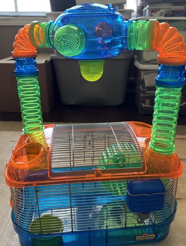 Kaytee CritterTrail Triple Play Habitat for Pet Hamsters, Gerbils, Mice and Othe