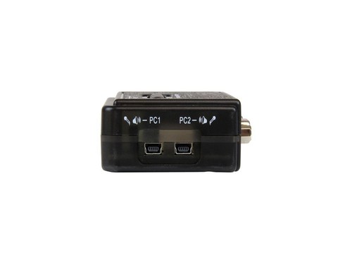 StarTech SV211KUSB 2 Port Black USB KVM Switch Kit with Audio and Cables - Dual - Picture 3 of 6