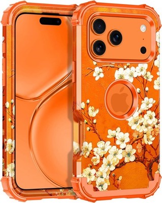 iPhone 17 Pro Max Case & Screen Protector, Three Layer Heavy Duty Shockproof