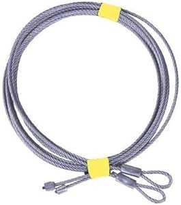8' Garage Door Torsion Spring Lift Cable Pair