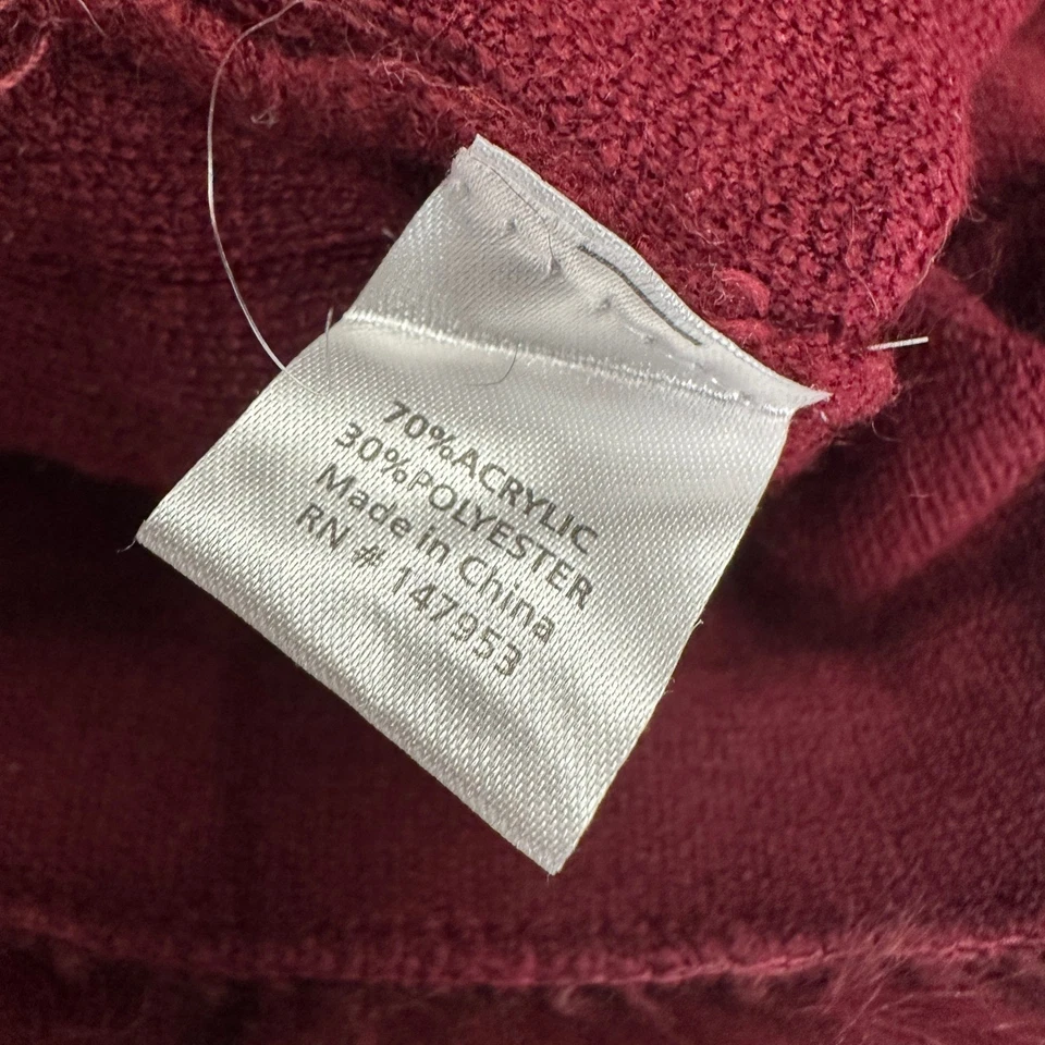 Poncho para mujer Luxe Old Money ribete de piel sintética talla única terciopelo borgoña glamour Foto 4 de 4