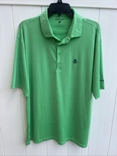 Horn Legend Polo Shirt Men’s Large Striped Bears Paw Golf Performance
