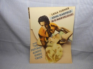 1940's MOVIE INSERT? THE POSTMAN ALWAYS RINGS TWICE LANA TURNER & JOHN GARFIELD