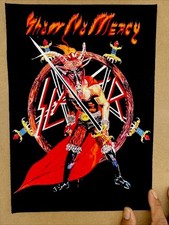 Slayer Show No Mercy Back Patch: Quality Digital Print, Sew On, 14 1/2  X 11  