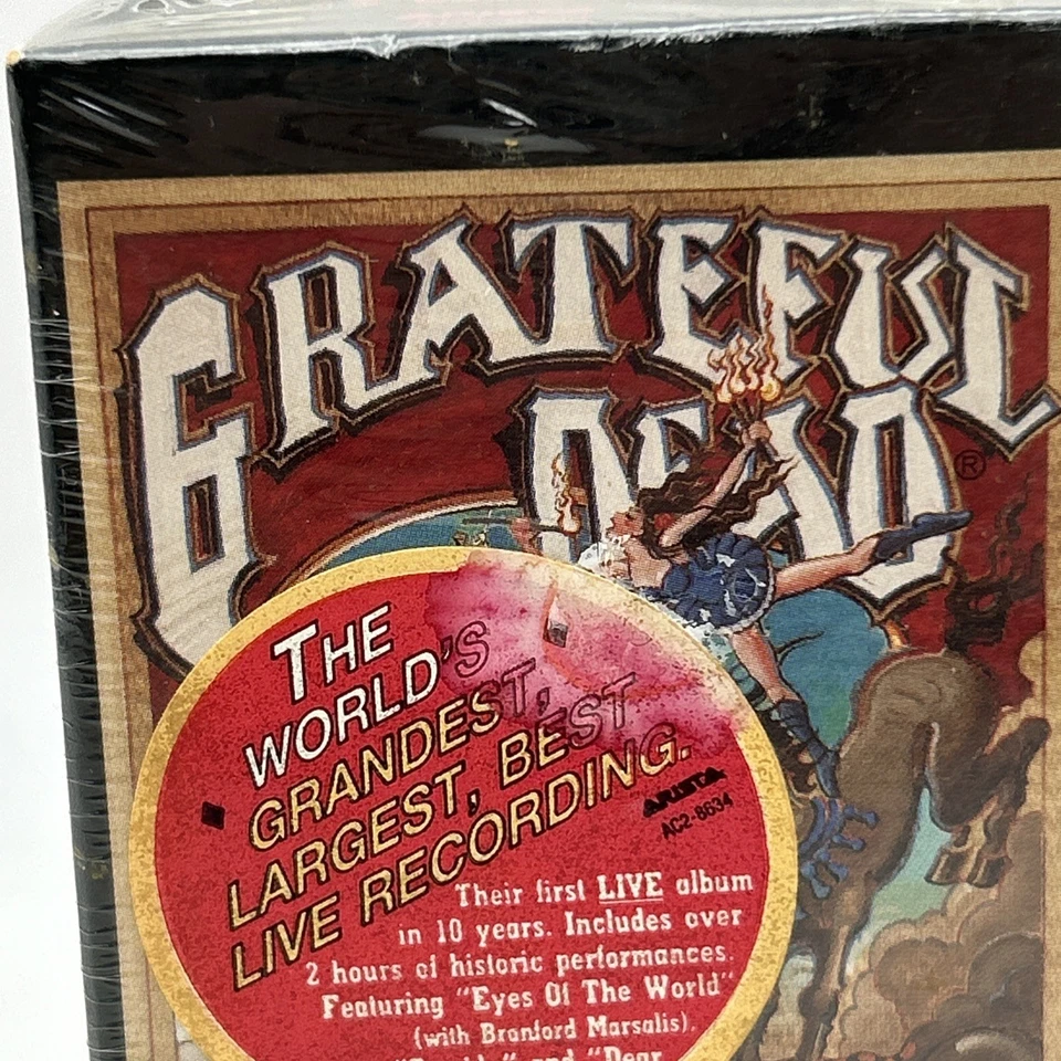 Grateful Dead Without A Net 2-Cassette Set Live 1990 Arista AC2-8634 Vtg Sealed - Image 2 of 4