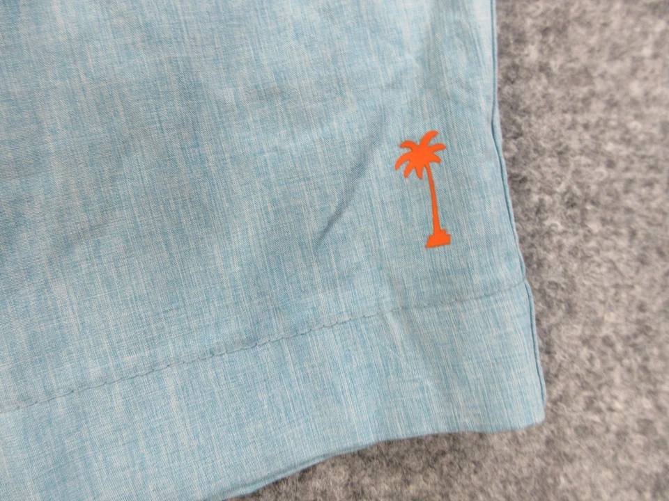 Pantalones Cortos Margaritaville Para Hombre 36 Ligeros Poliéster Spandex Cremallera Bolsillo Palmera Foto 4 de 4