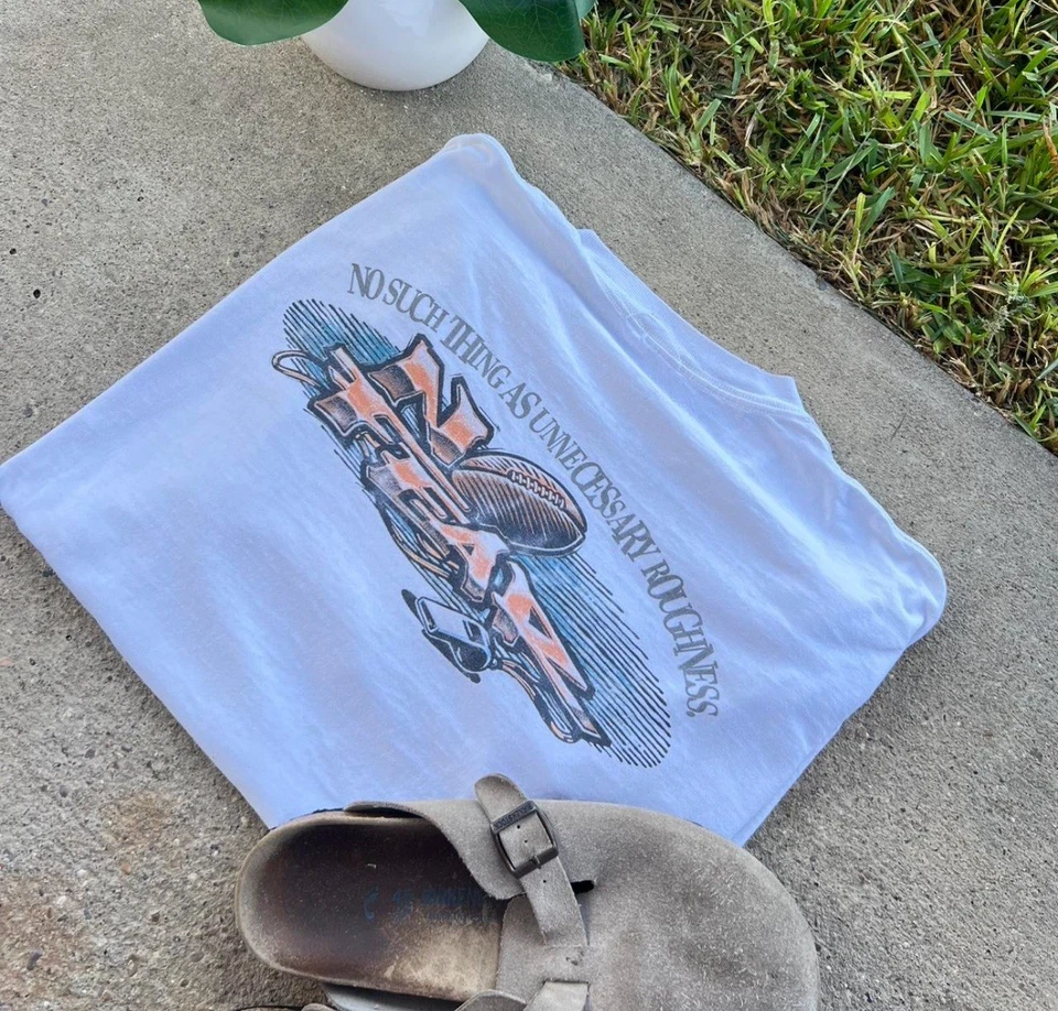 Camiseta De Colección Y2K No Fear Para Hombres XL Fútbol Motivacional Gráfico Camiseta Años 90 Foto 2 de 4