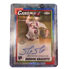 Gordon Graceffo 2025 Topps Chrome RC Auto 03/50