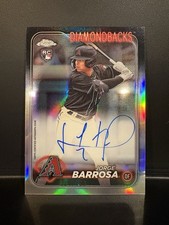 2024 Topps Chrome Update Jorge Barrosa RC Refractor Auto /499 #RA-JBO