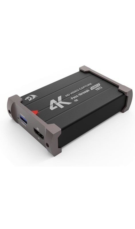 Redragon VC321 4K Video Capture Card, USB 3.0 1080p 60fps Video Capture