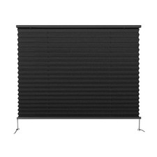 32" x 24" Black RV Pleated Shades - Window Blinds for Campers Trailers
