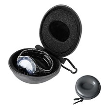 Watch Travel Case for Men:Portable Single Watch Box Organizer Travel Watch gray