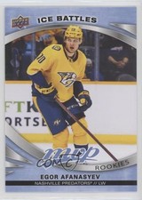 2023-24 Upper Deck MVP Rookies Ice Battles SP Rookies Egor Afanasyev #245 av1