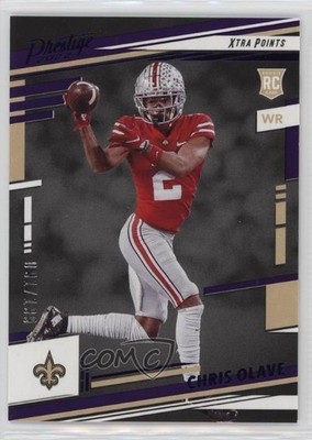 2022 Prestige Rookies Xtra Points Premium Purple /199 Chris Olave Rookie RC 0x4w