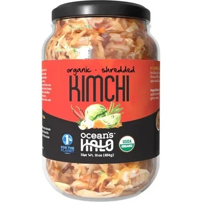 OCEAN 'S HALO Ocean's halo organic Kimchi, shelf Stable, 16 oz FRESH.