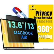 Magnetic Privacy Screen Protector Compatible with MacBook Air 13.6 inch 2022-...