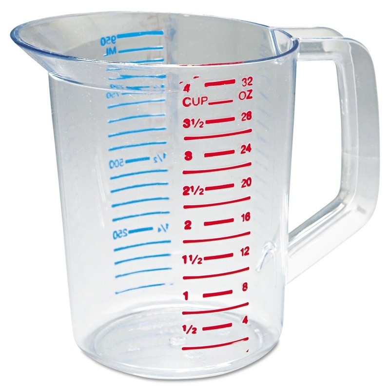 Durable Polycarbonate Measuring Cup Wet Dry Dishwasher Safe High Temp Range New