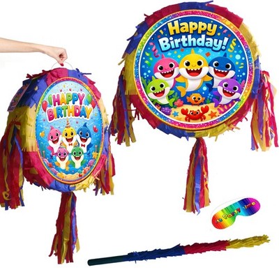 Baby Hai Pinata Geburtstag Party Unisex Doo Thema Kinder Zähne Spaß Zubehör Piñata