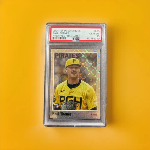 2024 Topps Archives - Paul Skenes #200 Archives Foilboard SSP (RC) PSA 10