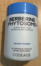 Berberine Phytosome , 60 Vegetable Capsules EXP.: 10.17.2028