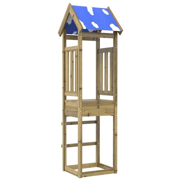 Spielturm Braun Massives ImpräGniertes Holz-image