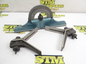 PROTRACTOR & 2 CENTER FINDERS FOR COMBINATION SQUARES 