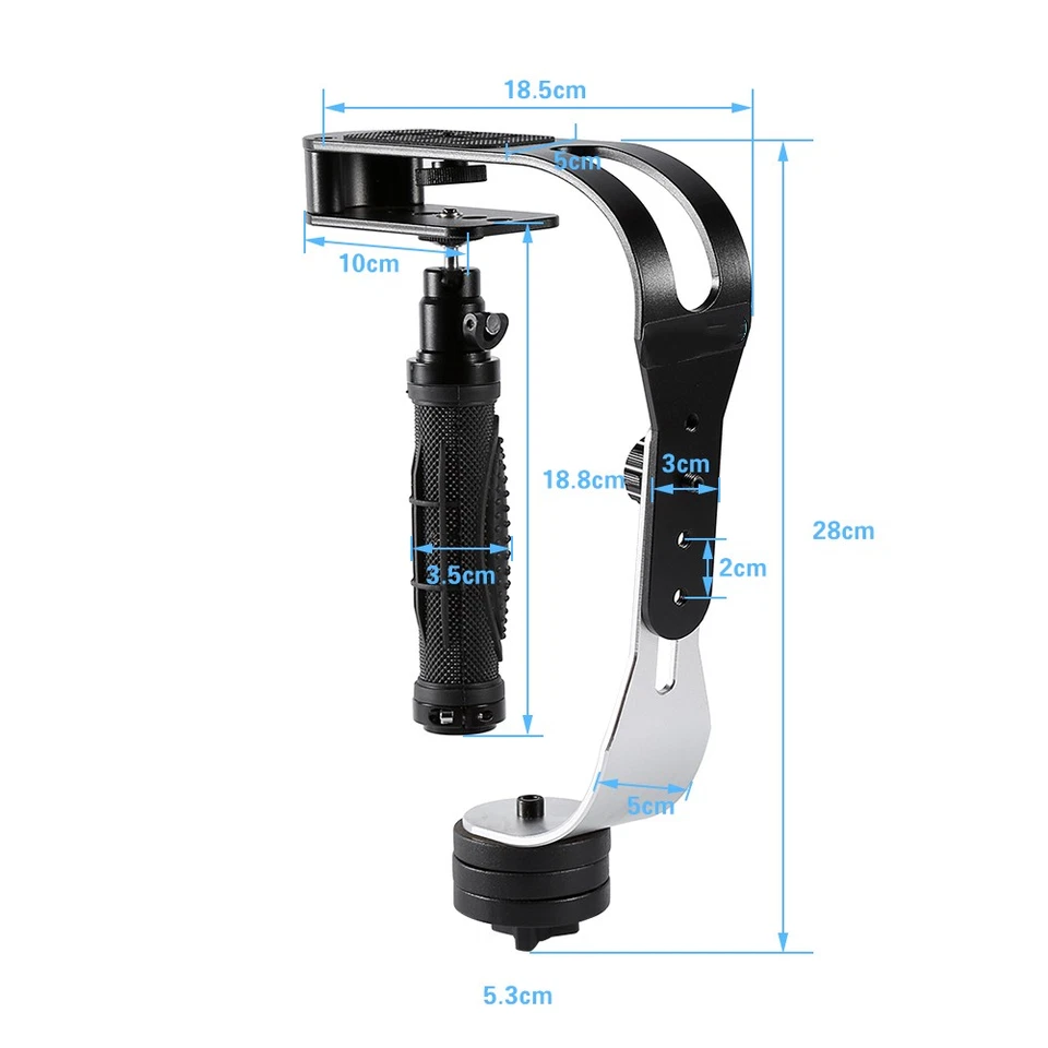 PRO Handheld Steadycam Video Stabilizer For Digital Camera Camcorder DV DSLR SLR - Image 3 of 4