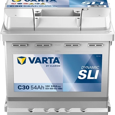 Varta C30 SLI Dynamic 554 400 053 Autobatterie 54Ah (Silver Dynamic)