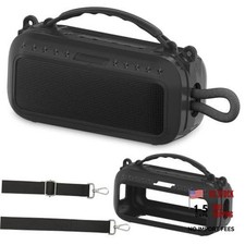 Silicone Cover Case for Bose SoundLink Plus Portable Speaker, Black Case