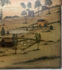 Vintage GLADYS DESMOND New England Farm Landscape FOLK ART Bread Board Painting — photo 7