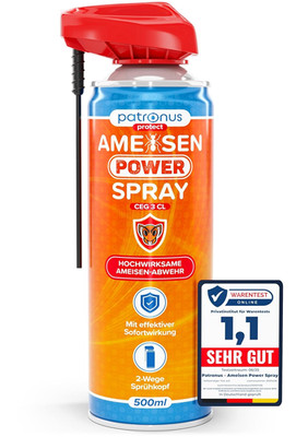 Patronus Ameisen Power Spray CEG 3 CL [500Ml] - Ameisenspray Mit Effektiver Sofo