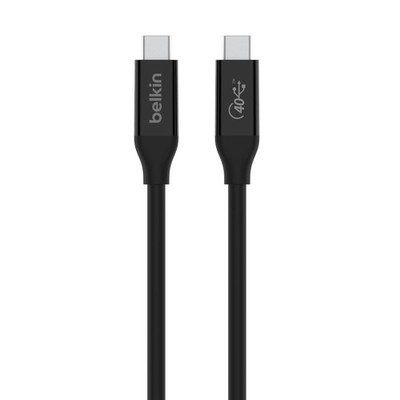 Belkin Connect USB4 USB-C auf USB-C Kabel 0,8 m schwarz