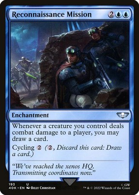 Magic/MTG Reconnaissance Mission 40K-193 Uncommon Englisch NM