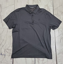 Travis Mathew Performance Black Short-Sleeve Golf Polo Shirt Men's XXL
