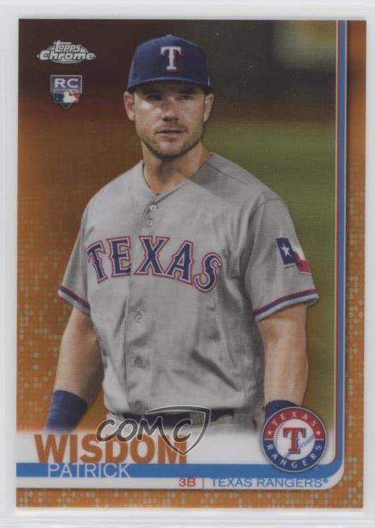 2019 Topps Chrome Orange Refractor 22/25 Patrick Wisdom #146 g1z