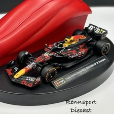 2024 #1 Max Verstappen Oracle Red Bull British GP RB20 1/43 Bburago Formula 1