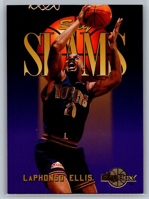 LaPhonso Ellis 1994-95 SkyBox Premium Sky Slams BASKETBALL #305 Denver Nuggets