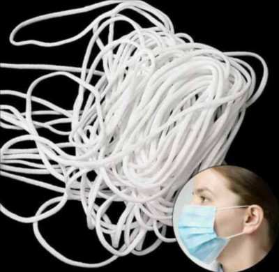 Superweiche Maskenherstellung elastisch 50 Meter WEISS UK-Bestand schneller Versand 