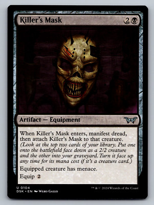 Killer's Mask U 0104 Regular - MTG Duskmourn: House of Horror (DSK)