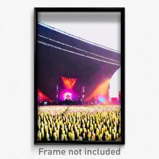 Pixel Art Poster - Alive Festival (8 Bit Psychedelic Trippy Video Game Print)