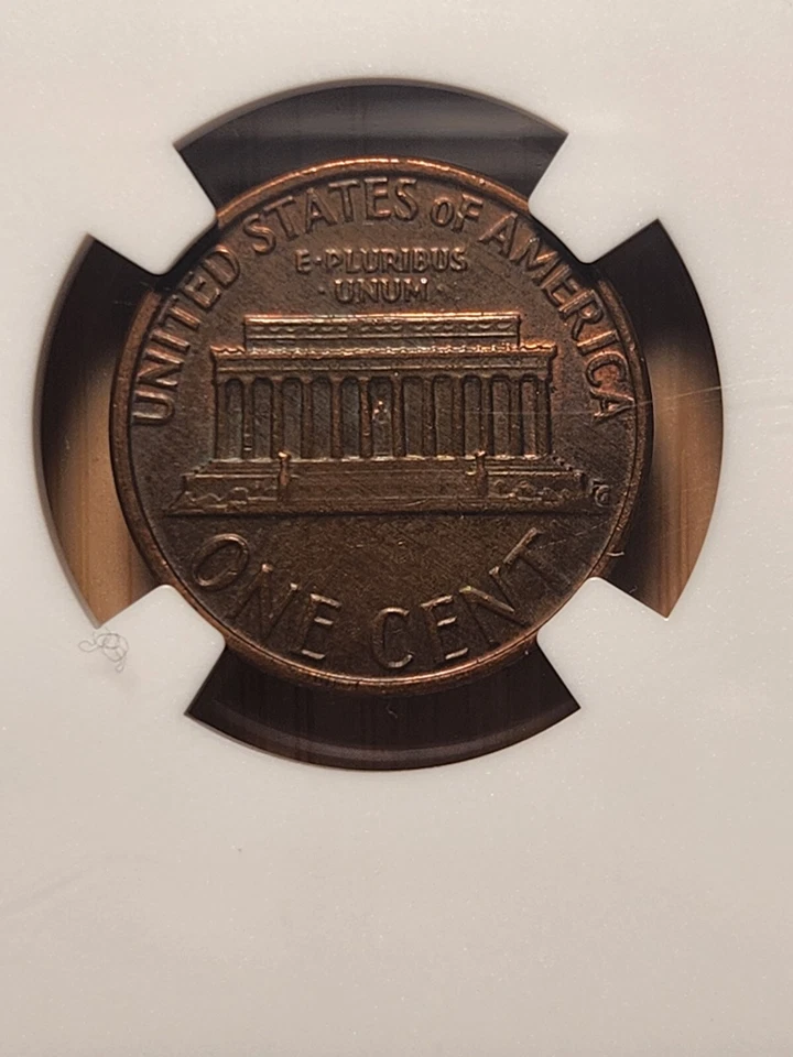 1 Of A Kind Obverse Struck Thru Cloth Mint Error 1 Cent NGC MS 62 BN NO MINTMARK - Image 2 of 4
