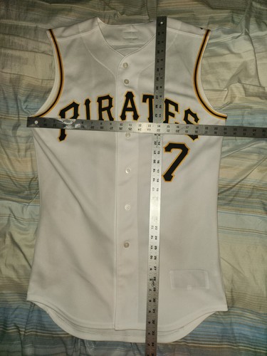 PITTSBURGH PIRATES MICHAEL #7 HOME AUTHENTIC MAJESTIC BASEBALL JERSEY sz 40 - Picture 3 of 17