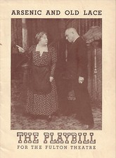 Erich Von Stroheim "ARSENIC AND OLD LACE" Laura Hope Crews 1942 Playbill