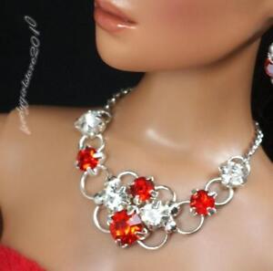 Rhinestone Necklace and Earring Jewelry Set fits 16/" Tonner dolls 065B