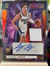 2023-24 Panini Recon - Novice Patch Autographs Red #NPA-CBY Colby Jones /75 (AU,