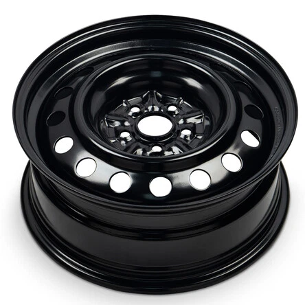 New Wheel For 2003-2008 Pontiac Vibe 16 Inch Black Steel Rim - Image 3 of 4
