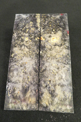STABILIZED  BOXELDER MAPLE BURL KNIFE SCALES   1.6'' x 5.6'' x .38''  !!!!!!!