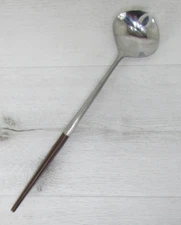 Vtg MCM Epic Forged Stainless Salad Serving FORK Japan Canoe Muffin Fork